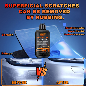 Crème et cire de réparation de rayures pour peinture automobile Yabikora de haute qualité, plastique, 120 ml, entretien et polissage, durée de vie 5 ans - Product Image 4
