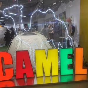 Bán buôn 2025 <span class=keywords><strong>LED</strong></span> màu biển quảng cáo 3D thư dấu hiệu phía trước sáng chiếu sáng ngoài trời xây dựng dấu hiệu cho trang trí đám cưới DC điện - Product Image 2