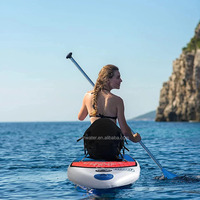 Personnalisation professionnelle équipement de jeu d'eau surf rose SUP ISUP planche de surf gonflable Stand up Paddle Board