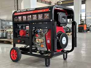 LETON 8kw 1/3相ディーゼル溶接発電機 ポータブル8kVAディーゼル発電機 溶接発電機セット ディーゼル溶接機 - Product Image 2