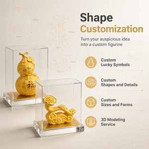 Amuleti Protettivi Personalizzati di Lusso per la Casa, in Velluto Sabbiato <span class=keywords><strong>Oro</strong></span> Puro Mille Grani, Stile Tradizionale e Moderno Personalizzabile - Product Image 2
