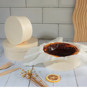 Logo In Ấn Vòng Bằng Gỗ Hộp Bằng Gỗ Vòng Phục Vụ Hộp Takeaway Bữa Ăn Gỗ Veneer Ăn Thức Ăn Giáng Sinh Bánh Pho Mát Hộp - Product Image 1