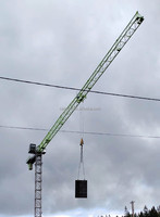 Grue à tour à dessus plat WA6013-8F de 8 tonnes avec la longueur de boom de 60m