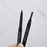 Crayon à sourcils rétractable fin à marque privée, 4 teintes, waterproof, longue tenue, logo personnalisé, cosmétiques en gros
