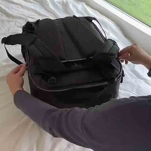 Zaino Alla Moda in Nylon a Doppia Spalla per Viaggi d'Affari, Bagaglio Intelligente per Viaggi in Aereo - Product Image 2