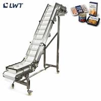 Transportador Espiral Modular de Malla LWT para Procesamiento de Mariscos Congelados, Langostas Premium, Pasteles de Cangrejo y Galletas Finas Envasadas