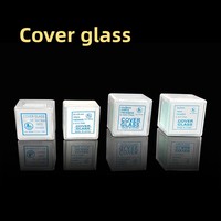 Slide Cover Glass Smooth and Frosted Surface Biological Slide Storage Box for Microscope Use Glass Slide Laboratory Biological