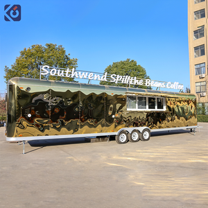 รถพ่วงขายอาหารสแตนเลส CAMPTRL รถขายพิซซ่า บาร์บีคิว อาหารจานด่วน <span class=keywords><strong>ร้าน</strong></span><span class=keywords><strong>กาแฟ</strong></span> ครัวครบชุด รถเข็นขายอาหาร - Product Image 4