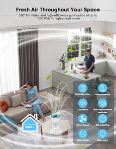 <span class=keywords><strong>Purificateur</strong></span> <span class=keywords><strong>d</strong></span>'<span class=keywords><strong>air</strong></span> HEPA avec source <span class=keywords><strong>d</strong></span>'alimentation électrique élimine la fumée de poussière de pollen de squames <span class=keywords><strong>d</strong></span>'animaux de compagnie pour le bureau à domicile hôpital parfum à la maison <span class=keywords><strong>en</strong></span> vente - Product Image 4