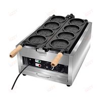États-Unis Japon Thaïlande Corée Arabe Philippines Machine à gaufres ronde commerciale Gaufrier à fromage pour boulangerie Snack Bar