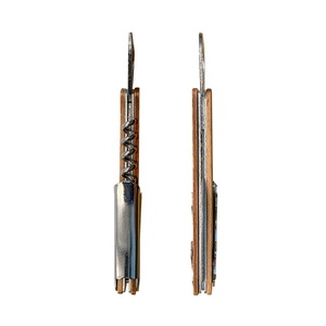 Cao Cấp Đa Chức Năng Thép Không Gỉ Bia Mở Tùy Chỉnh Khắc Logo Bằng Gỗ Quay Xử Lý Corkscrew Mở Chai Trống Cho - Product Image 6