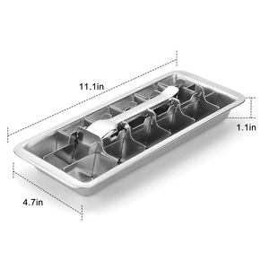 12 khoang cấp thực phẩm bóng hình dạng khay đá bóng Khuôn không gỉ <span class=keywords><strong>Ice</strong></span> Cube khay chai - Product Image 1