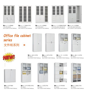 Muebles DE OFICINA DE METAL modernos, archivador de 3 puertas de alta calidad, puerta de vidrio con cerradura, particiones ajustables, almacenamiento, dormitorio, Parque - Product Image 6