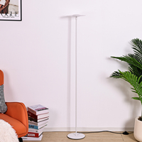 Lampe sur pied LED à lumière chaude avec abat-jour en plastique, design moderne, en aluminium, pour la décoration de la maison, avec plante RGB