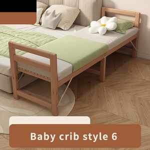 Di alta qualità a due passi regolabile in legno massiccio bambino bambino letto Design moderno culla <span class=keywords><strong>per</strong></span> la crescita dei bambini <span class=keywords><strong>accessori</strong></span> camera da letto - Product Image 6