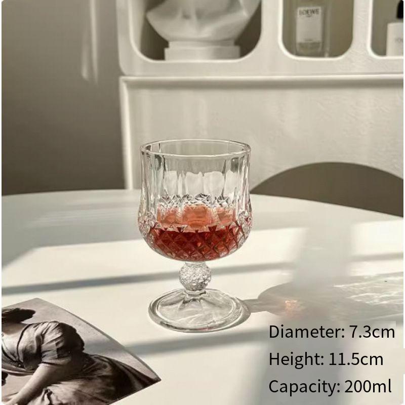 3502-3 copa de pie corto de diamante-200ml