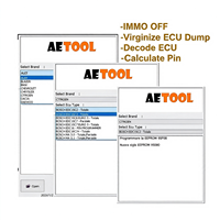 AETOOL IMMO REMOVER V1.3 Logiciel AETOOL pour désactivation IMMO et EEPROM, décodage et déversement ECU, calcul du PIN, réinitialisation/élimination IMMO