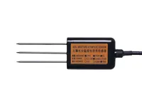 Capteur EC de température d'humidité du sol industriel S-Soil MTEC-02B MODBUS-RTU RS485 connecteur d'aviation étanche pour Test