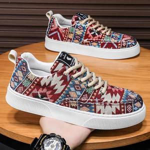 Designer Customized Men's Casual Sport Shoes High Quality Original Brand Retro Print Breathable <b>Lace</b>-Up High Top Fashion Trend - Product Image 6