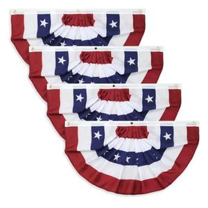 Bandera Plisada de Alta Calidad 100% Fabricada en EE. UU. de 6x3 pies, Precio Competitivo al por Mayor, Banderas Nacionales Americanas para Aficionados, Bandera de Aficionados de 5x3 pies - Product Image 1