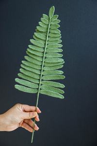 أوراق الكروشيه ، أوراق الكروشيه المستخدمة لتزيين باقات الزهور ، أوراق الكروشيه مقترنة بالزهور ، أوراق الكروشيه المخصصة - Product Image 4