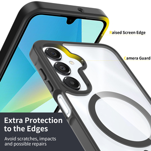 <span class=keywords><strong>Custodia</strong></span> rigida <span class=keywords><strong>per</strong></span> <span class=keywords><strong>Samsung</strong></span> <span class=keywords><strong>Galaxy</strong></span> A16/A26/A17 scudo d'argento trasparente magnetico Cover posteriore <span class=keywords><strong>per</strong></span> <span class=keywords><strong>Galaxy</strong></span> A16 A26 A35 A55 A17 - Product Image 2