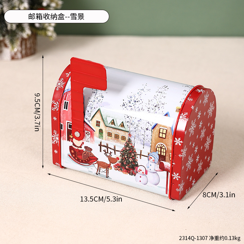 2314Q-1307 กล่องจัดระเบียบจดหมาย - ฉากหิมะ