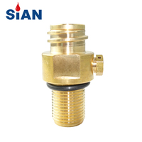 Vanne de cylindre en laiton et aluminium pour Soda, prix d'usine de gros, vanne de cylindre en laiton, haute pression, CO2 Soda fabrication Valve de gaz