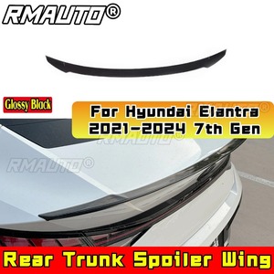 สปอยเลอร์หลังคาท้ายรถยนต์ สำหรับ Hyundai Elantra 2021-2024 รุ่นที่ 7 ชุดแต่งสปอยเลอร์หลังคา อุปกรณ์ตกแต่งรถยนต์ - Product Image 2