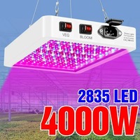 Le plus récent 4000/5000W spectre complet LED lumière croissante IP65 ampoules végétales lampe hydroponique lampes à effet de serre fleur croissance boîte d'éclairage