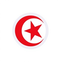 Drapeau de la Tunisie en polyester à impression numérique, écologique, style fanion, 90x150cm, avec deux œillets, pour clubs sportifs - Vente en gros, promotion exceptionnelle