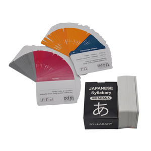 2025 Chất lượng cao tùy chỉnh in Nhật Bản bé học tập THẺ FLASH với bao bì tùy chỉnh - Product Image 6
