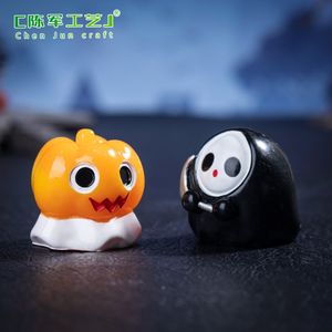 Nuevos productos transfronterizos de Weij: lindos fantasmas pequeños de Halloween, accesorios decorativos colgantes para bricolaje, mini adornos - Product Image 5