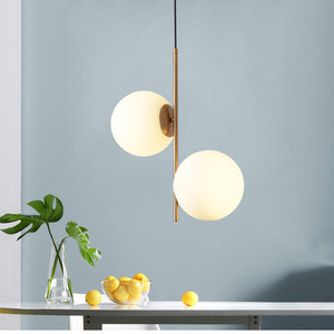 Art deco latte palla di vetro bianco led ristorante europeo <span class=keywords><strong>camera</strong></span> <span class=keywords><strong>da</strong></span> <span class=keywords><strong>letto</strong></span> <span class=keywords><strong>lampadario</strong></span> - Product Image 3