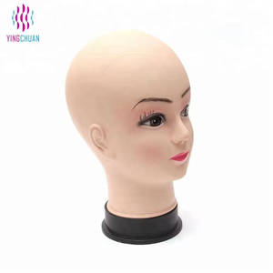 Tête de <span class=keywords><strong>mannequin</strong></span> d'entraînement pour coiffure en PVC à prix abordable - Product Image 2