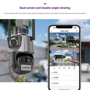 P11 icsee 8x fotocamera wifi con zoom a tre occhi 5K HD per visione notturna da esterno impermeabile per la casa telecamera di sicurezza per la rete wireless - Product Image 4
