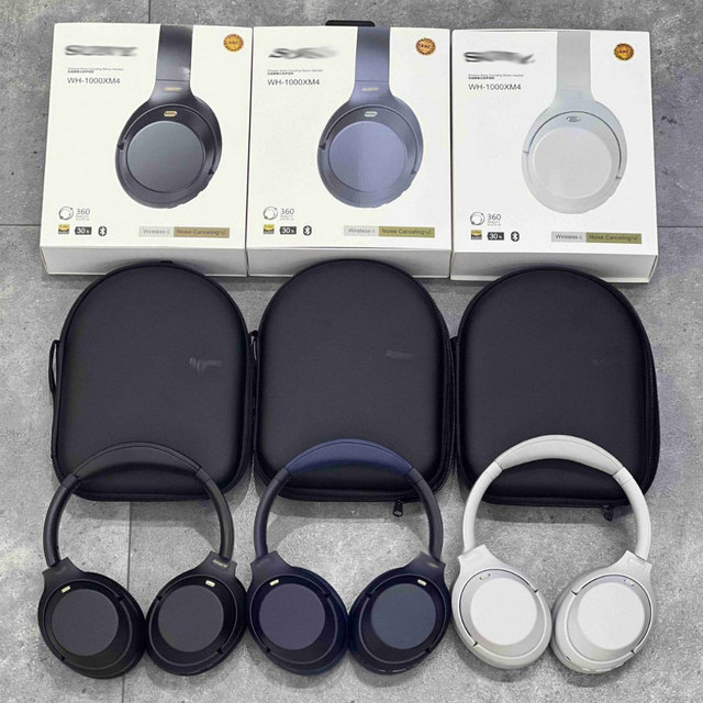Sony Wh-1000xm4 Wireless Noise Canceling Headphones With Case Foldable Bluetooth 360 Reality Audio