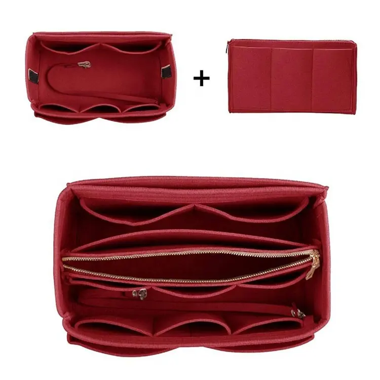 Удобная сумка-Органайзер на заказ, роскошная сумка-кошелек, вставка, дорожная косметичка, машина для вставки сумки