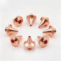 Buse de découpe laser fibre, en acier inoxydable, pour usinage de haute précision, accessoires en cuivre pour tête laser fibre