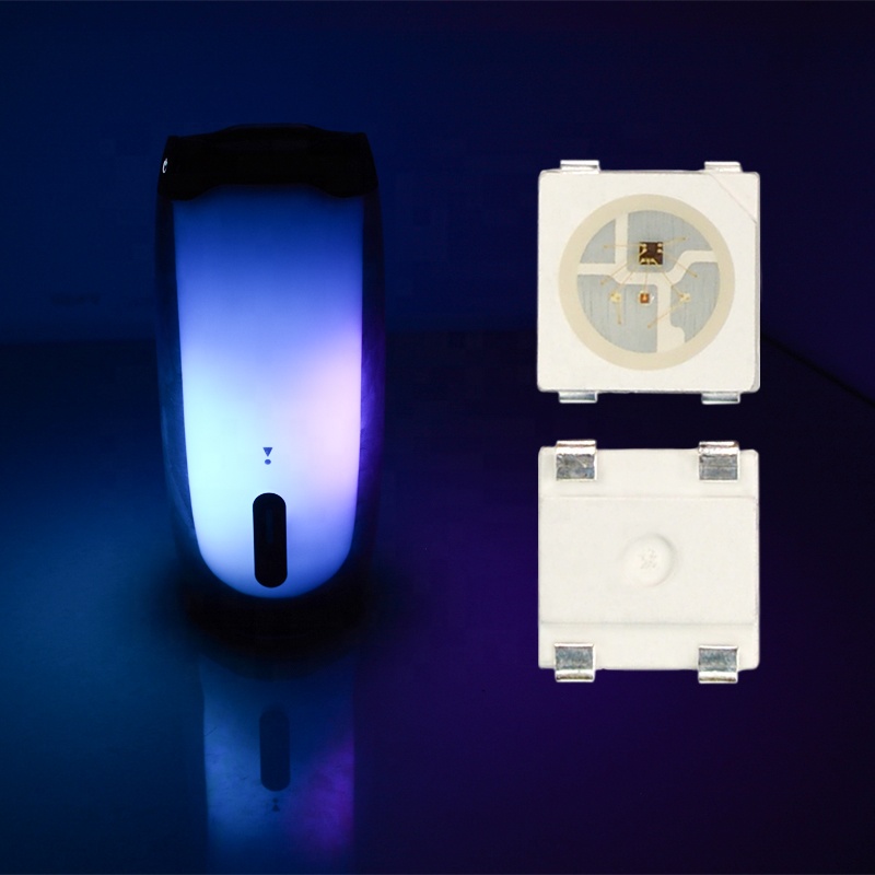 Dc5v Addressable Digital SK6812 Led Smd Chip 4 Pins 0.1W LC8805B Ic Built-in Smd 5050 RGB Led Chip