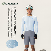 Maillot de cyclisme LAMEDA ODM pour homme, logo personnalisé, respirant, en tissu italien, pour route, VTT, gravel