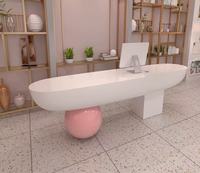 Comptoir de réception personnalisé pour salon de beauté
