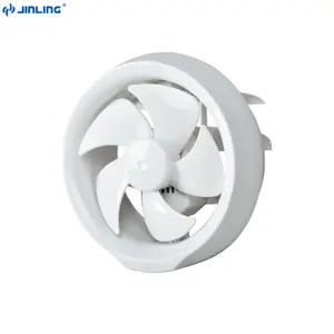 Plastic 6" Round Shape Kitchen Bathroom Window Mounted Ventilating Ventilation Exhaust Fan For Home Use