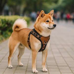 Style Dog Elegant Patterned Pet Vest Adjustable No Pull Harness For Small Medium Large Dogs Soft <b>Padded</b> <b>Walking</b> Vest - Product Image 4