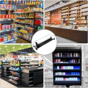 Supermarket Plastic Smart Dispensers Automatic Spring Loaded Bottle Soda Can Beverage Roller System <b>Shelf</b> <b>Drink</b> Pusher - Product Image 6