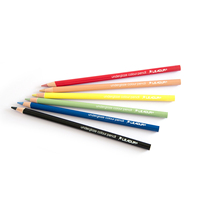 LEADUR – Ensemble de crayons de couleur en céramique sous-glaçure, diamètre de mine 4,0 mm, 8 couleurs, 175 mm, non solubles, pour la décoration de poterie et l'art DIY