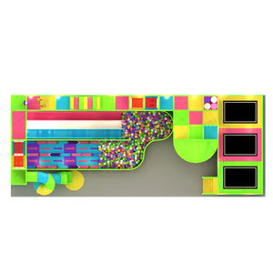 Parque Infantil Interior de Buena Calidad, Centro de Juegos para Niños, Piscina de Pelotas, Set de Equipamiento para Fiestas Infantiles - Product Image 4