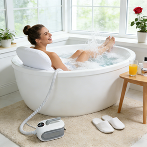 Heim-Spa Sprudelbad-Massagematte mit Luftmassagebeutel, Wasserdicht, Rutschfest, Ganzkörper-Spa-Matte für Entspannung zu Hause - Product Image 4