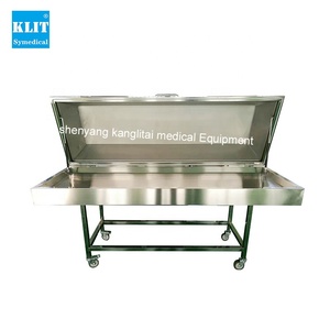 Carro mortuorio Precios Carro mortuorio Elevador hidráulico Carro de cadáver con cubierta - Product Image 6