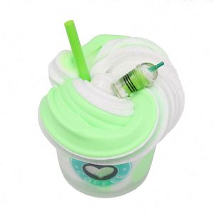 2025 Offre Spéciale 7 couleurs fruits coton boue jouet bricolage beurre Slime Kit magique changement de couleur Slime pâte à modeler et Slime produit de vente chaud - Product Image 5